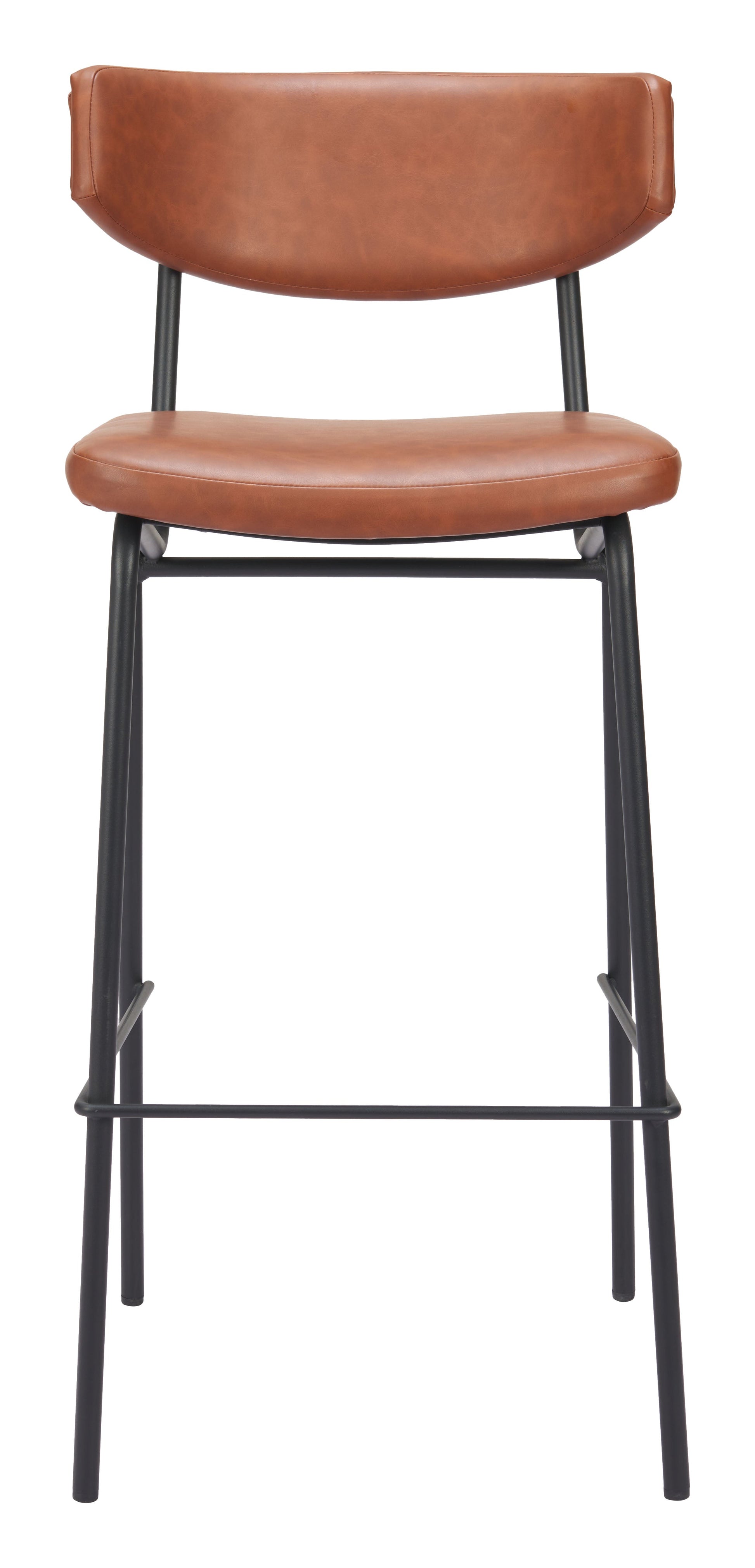 Charon Vintage Brown Barstool (Set of 2) - Ornate Home