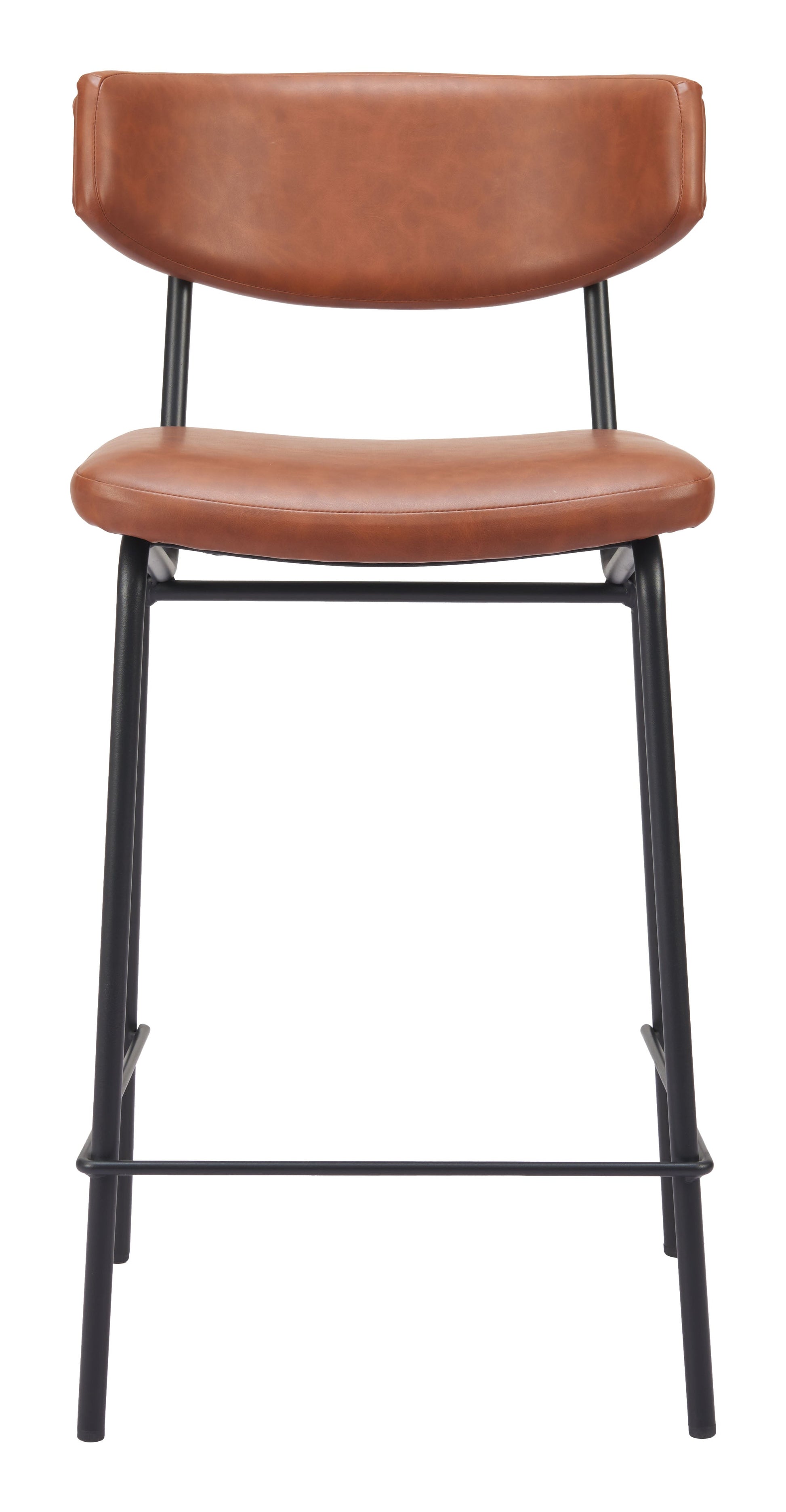 Charon Vintage Brown Counter Stool (Set of 2) - Ornate Home