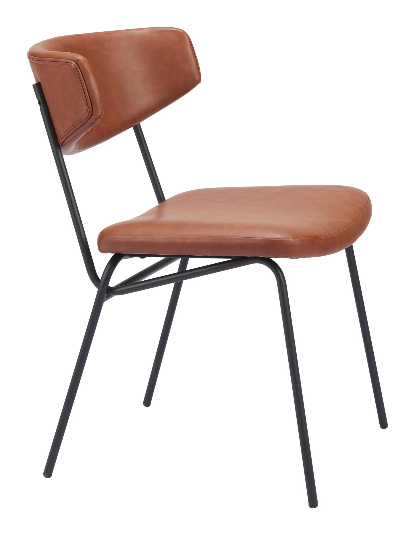 Charon Vintage Brown Dining Chair (Set of 2) - Ornate Home