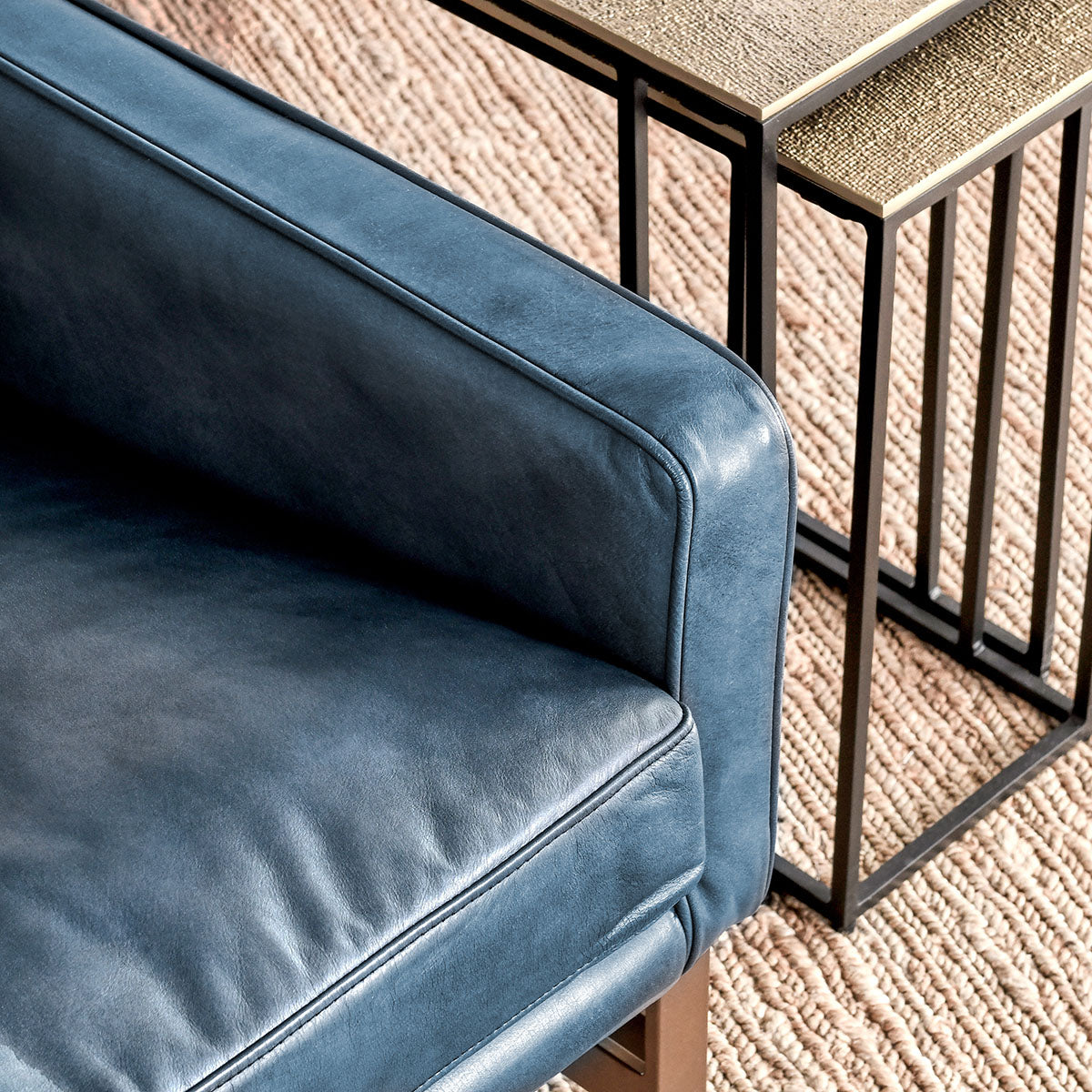 Chazzie Blue Club Chair - Ornate Home