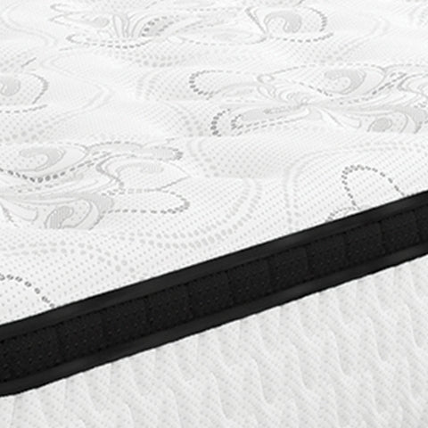 Chime 12 Inch Hybrid White California King Mattress & Foundation Set- Viva Furn