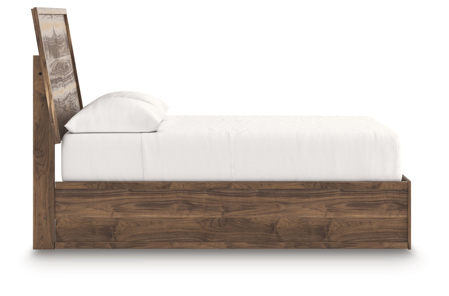 Chirason Brown Full Panel Bed- Viva Furn