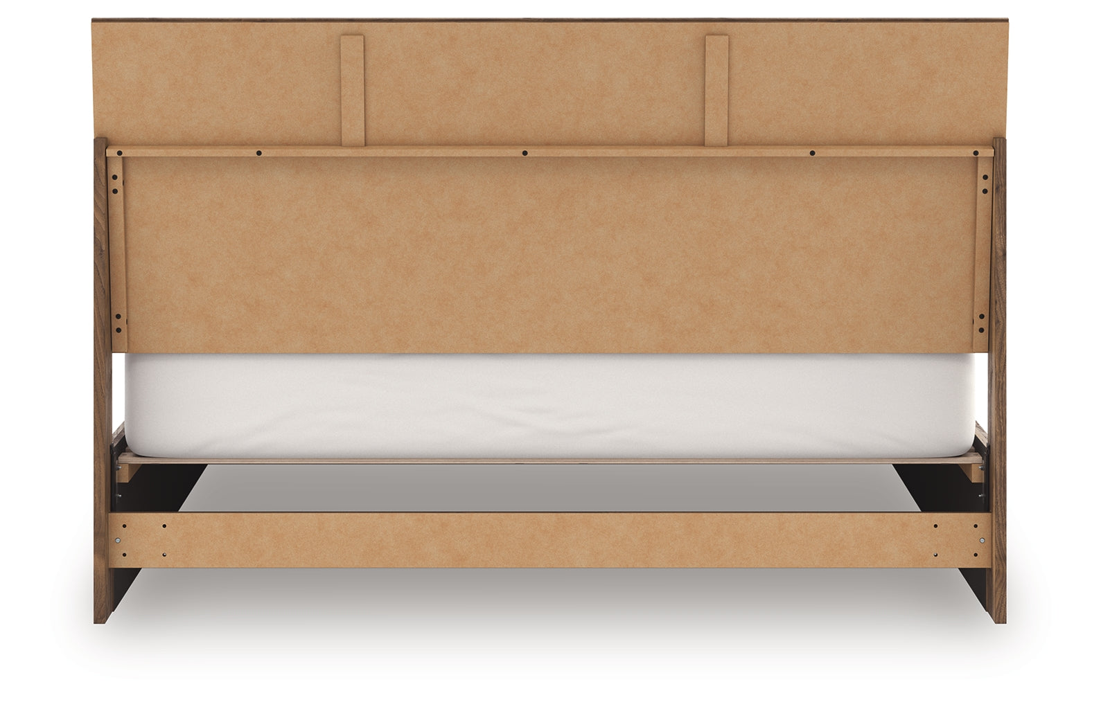 Chirason Brown King Panel Bed- Viva Furn