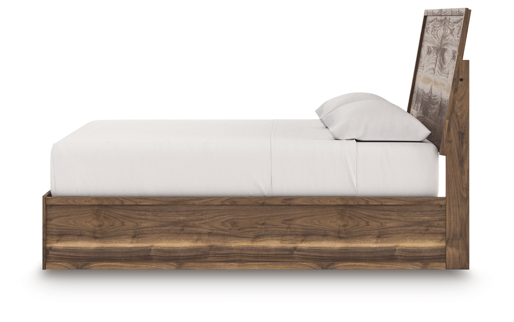 Chirason Brown King Panel Bed- Viva Furn