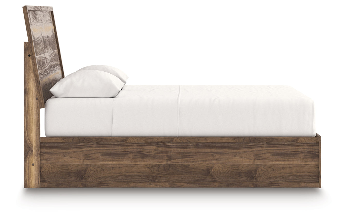 Chirason Brown Queen Panel Bed- Viva Furn
