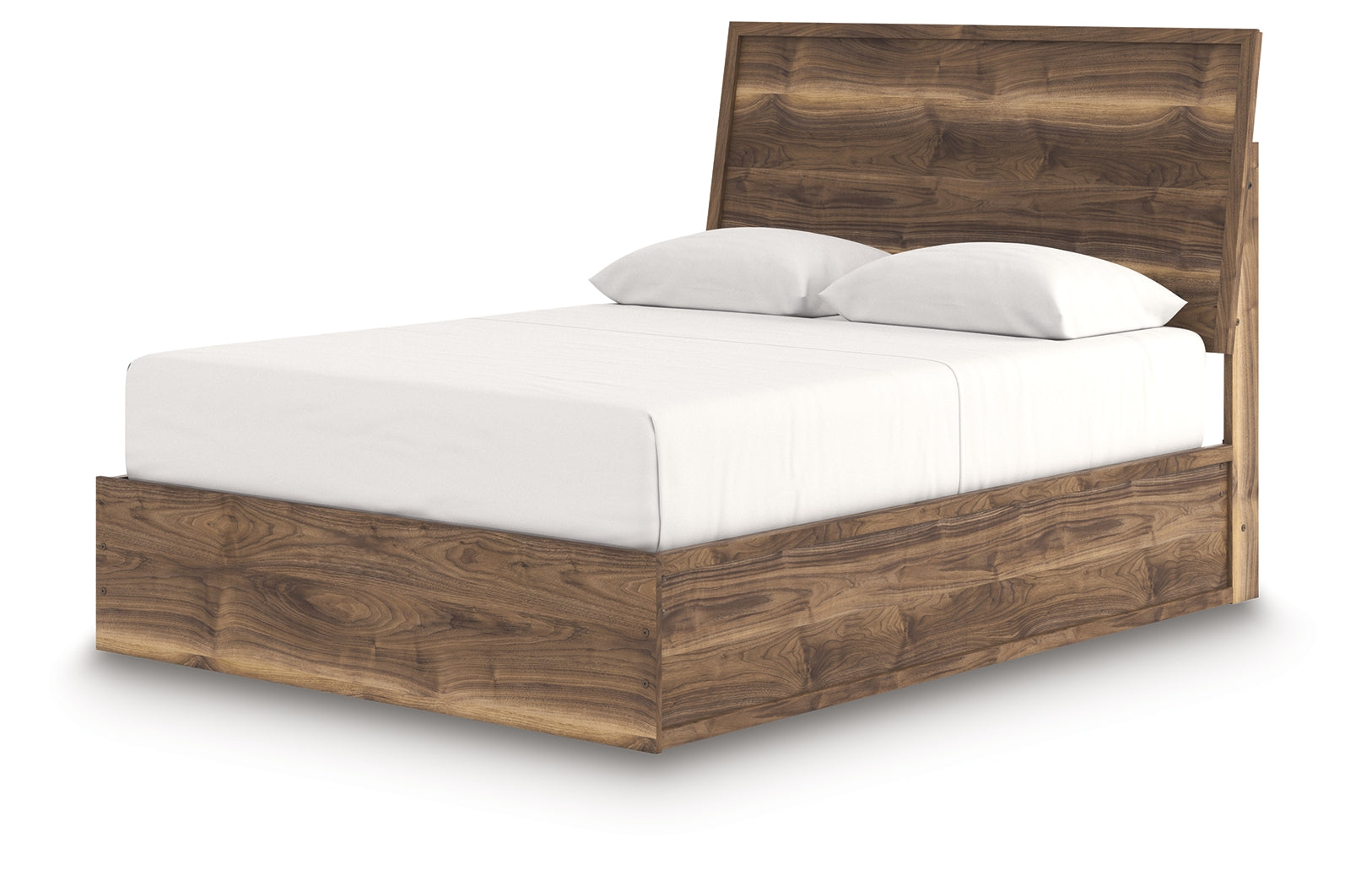 Chirason Brown Queen Panel Bed- Viva Furn