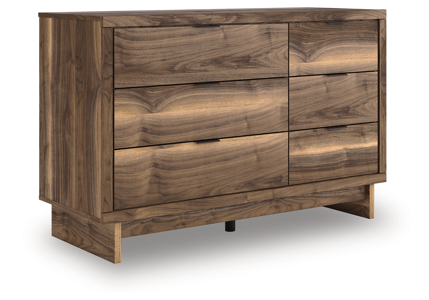 Chirason Brown Six Drawer Dresser- Viva Furn