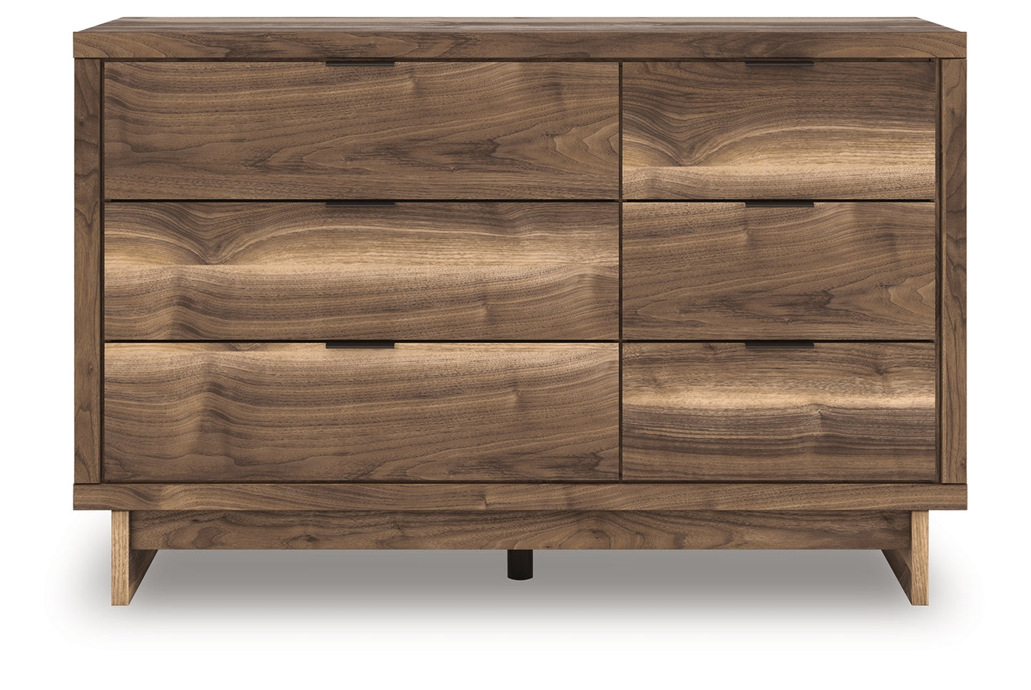 Chirason Brown Six Drawer Dresser- Viva Furn