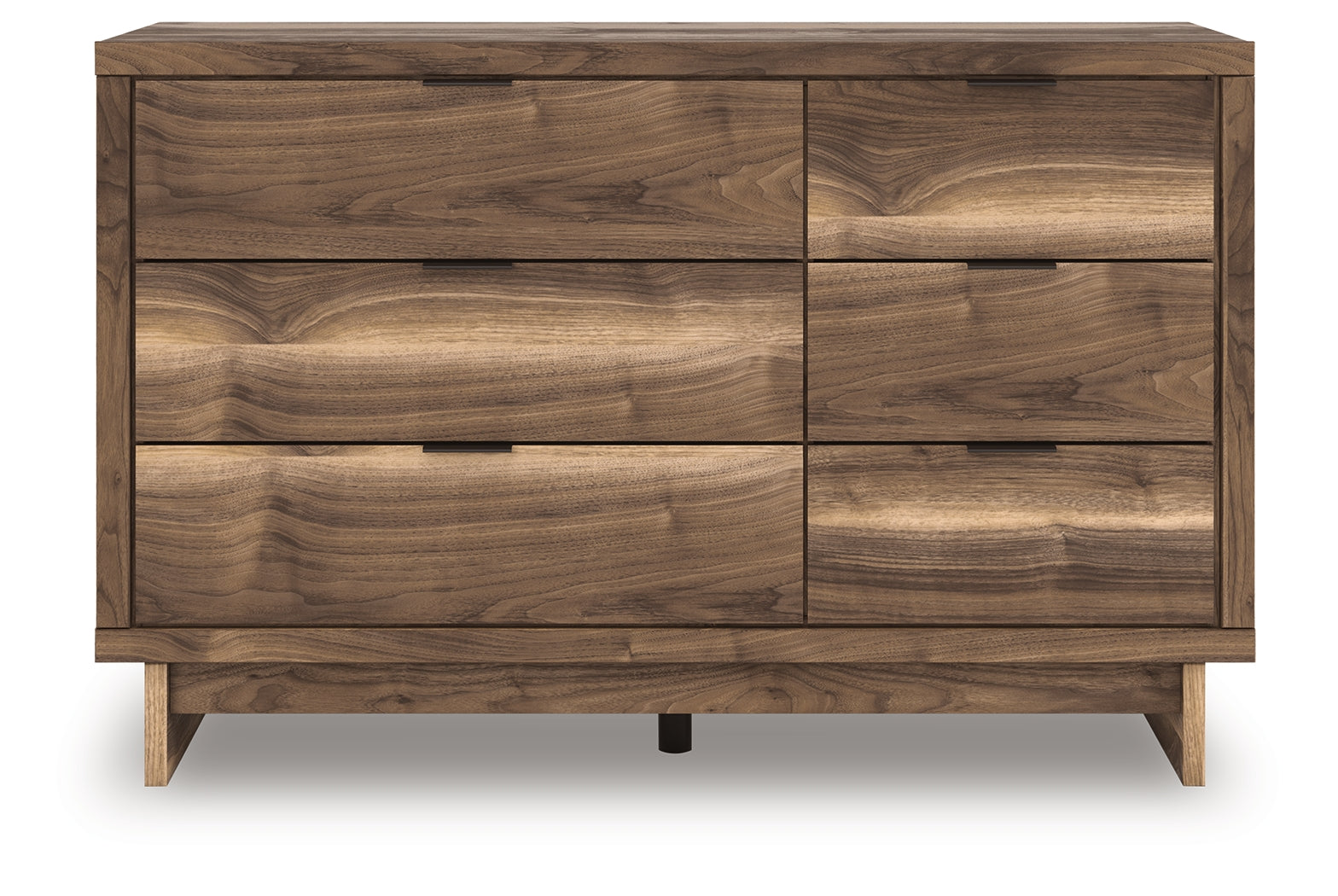 Chirason Brown Six Drawer Dresser- Viva Furn