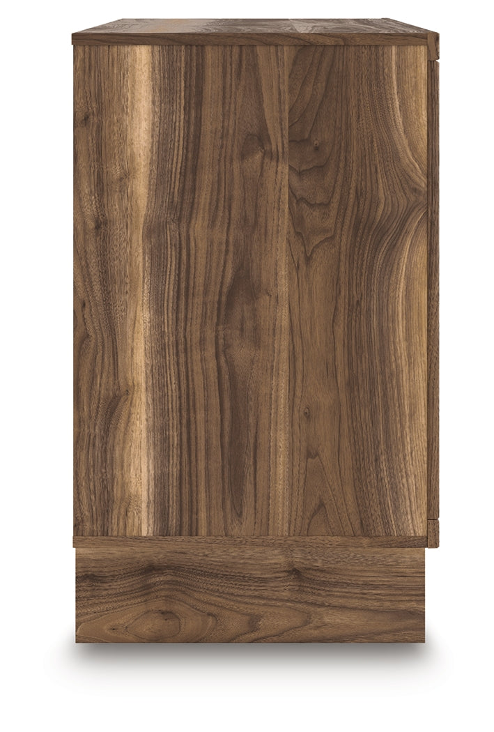 Chirason Brown Six Drawer Dresser- Viva Furn