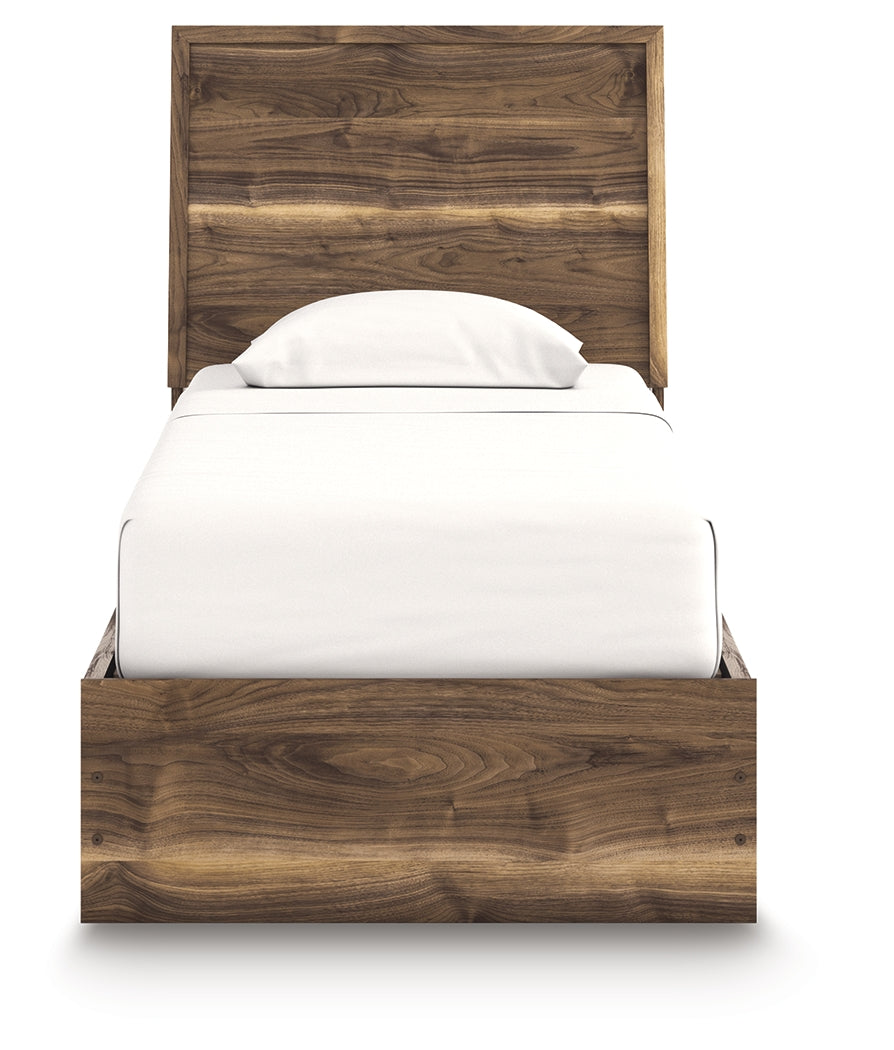 Chirason Brown Twin Panel Bed- Viva Furn