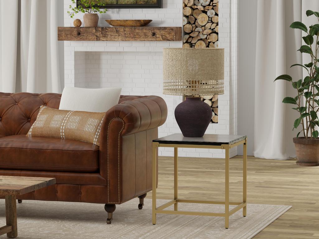 Christian Bronze Side Table - Ornate Home