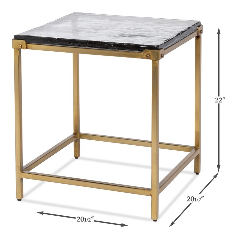 Christian Bronze Side Table - Ornate Home