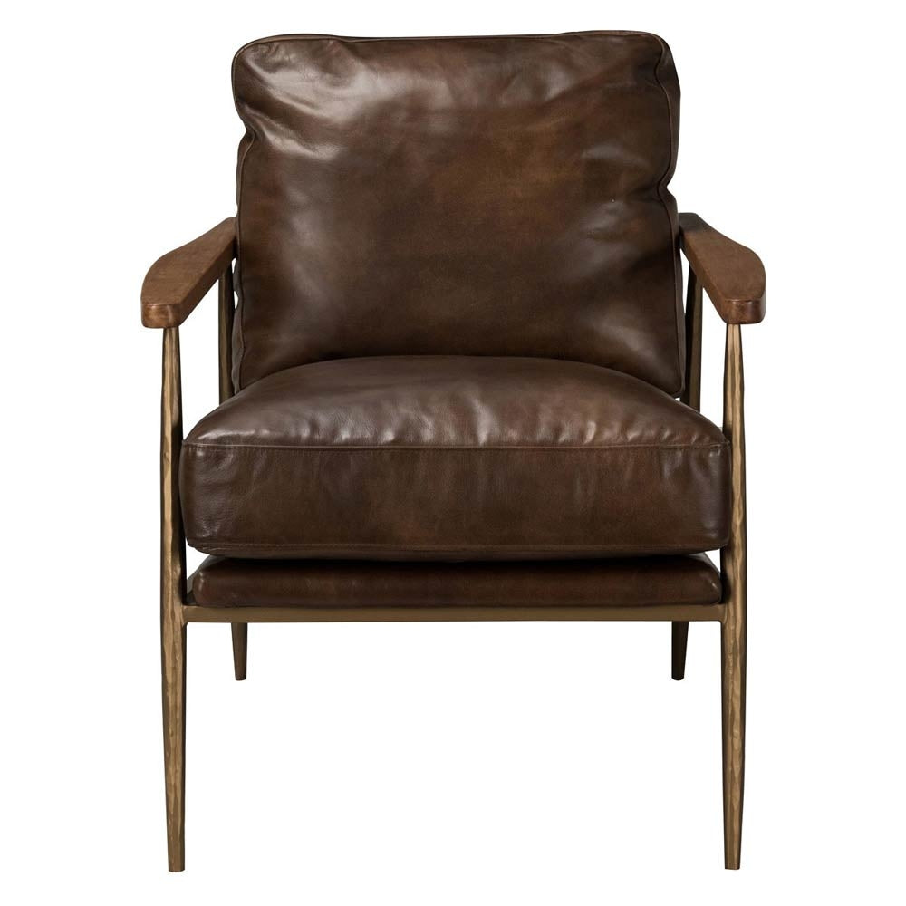 Christopher Brown Club Chair - Ornate Home