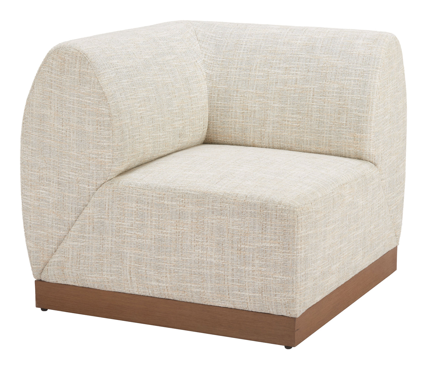 Christy Beige Outdoor Corner Chair - Ornate Home
