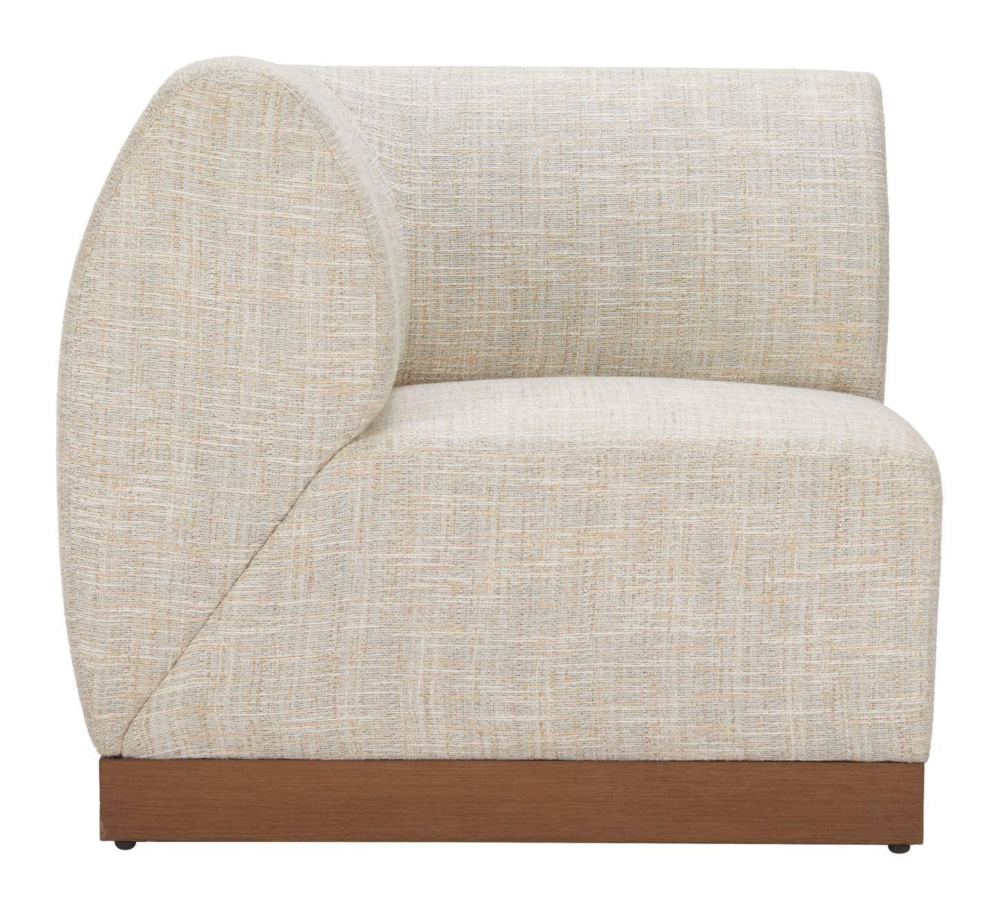 Christy Beige Outdoor Corner Chair - Ornate Home