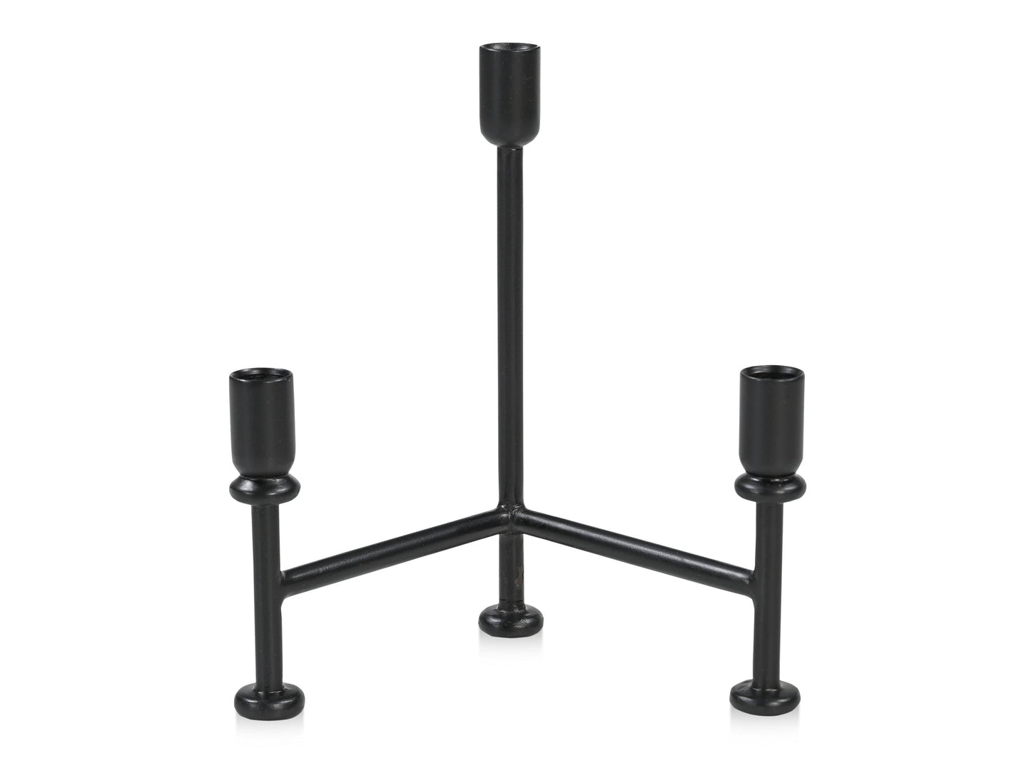 Cicero Black Candle Holder - Ornate Home