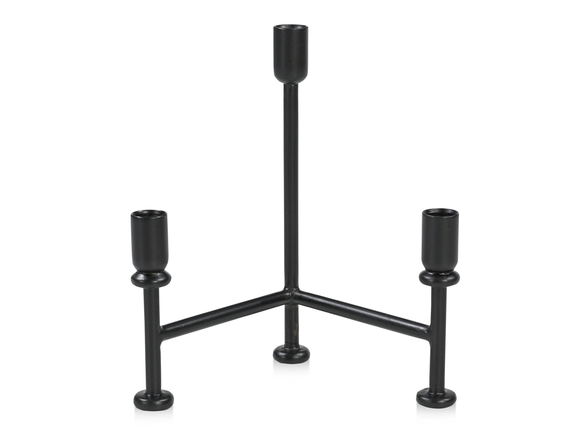Cicero Black Candle Holder - Ornate Home