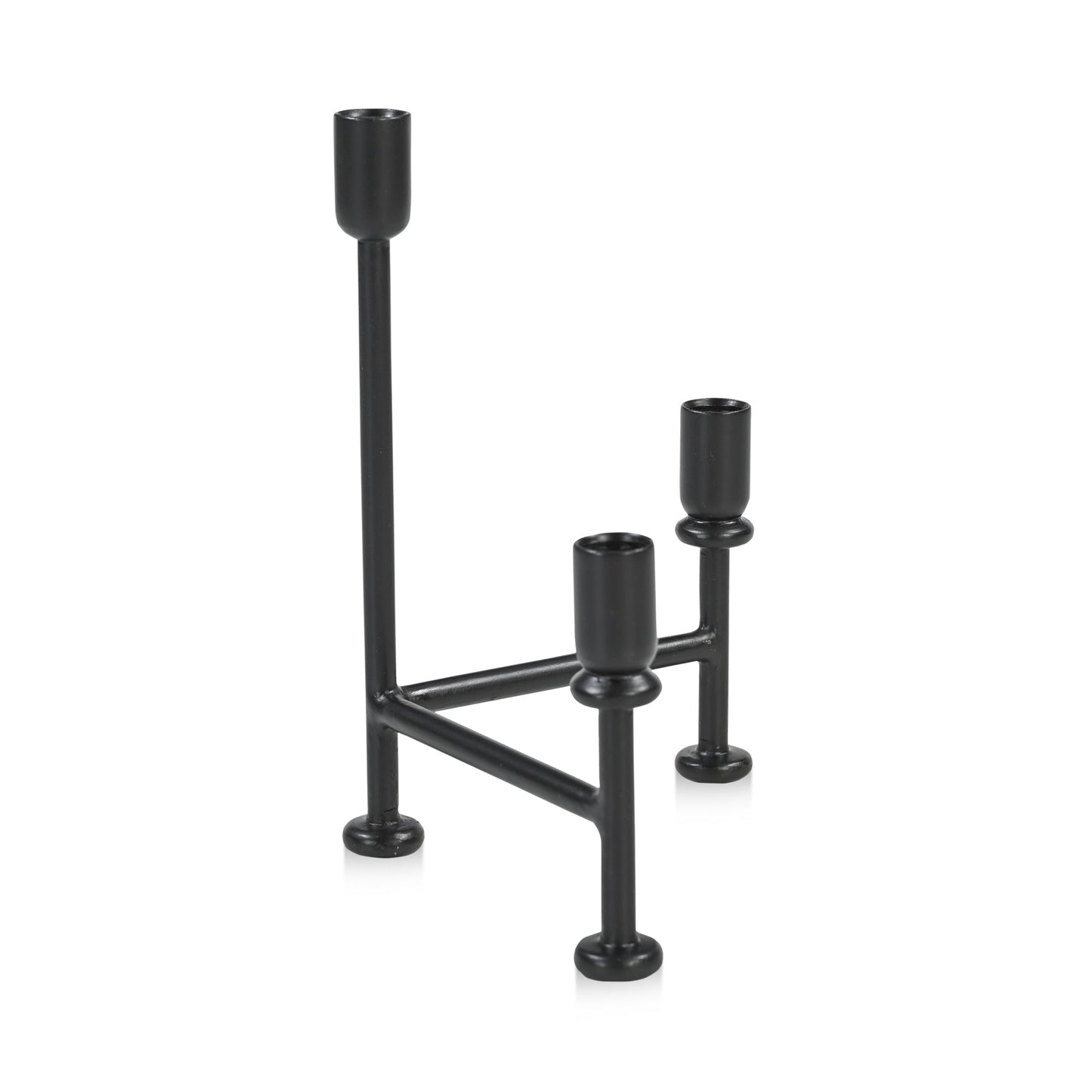 Cicero Black Candle Holder - Ornate Home