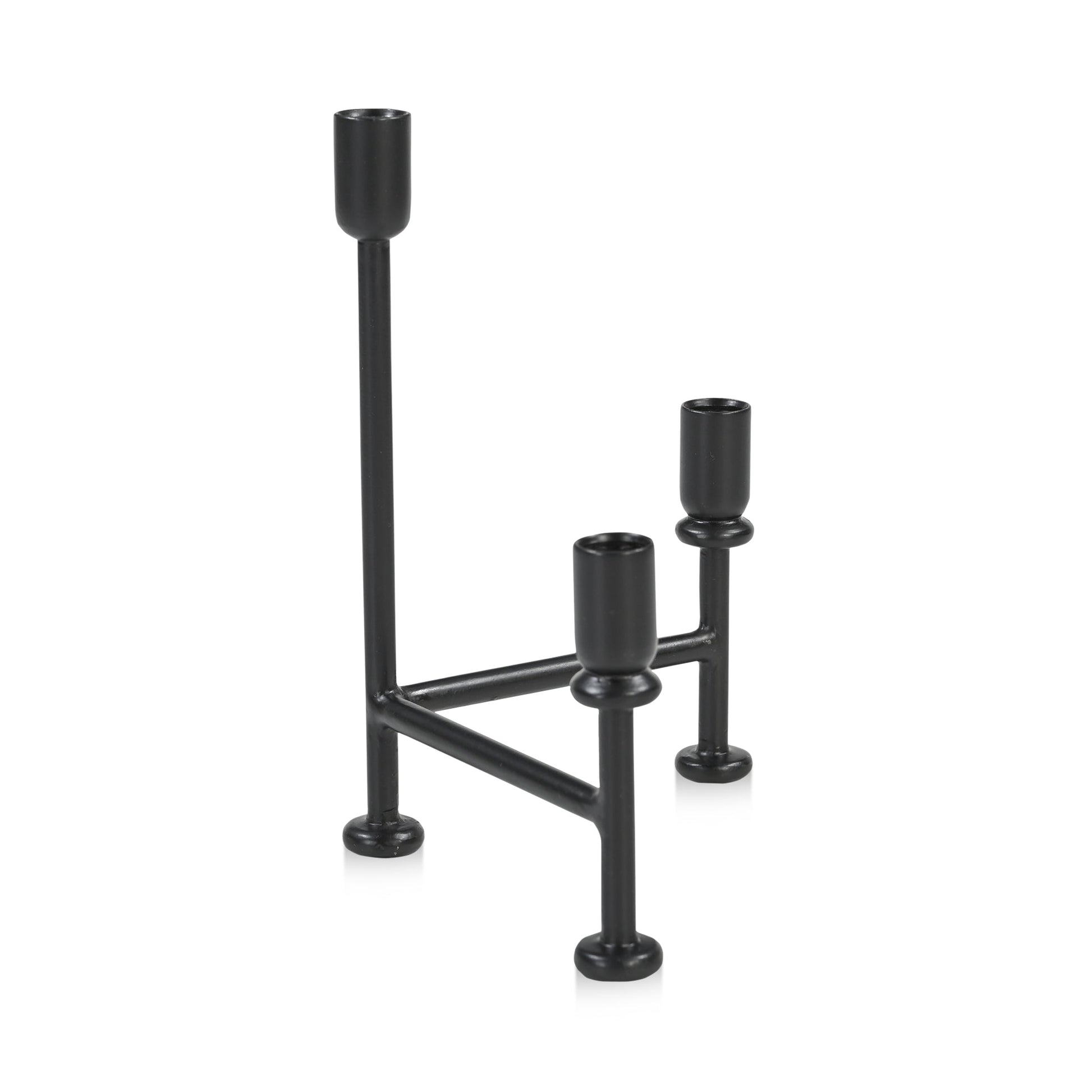 Cicero Black Candle Holder - Ornate Home