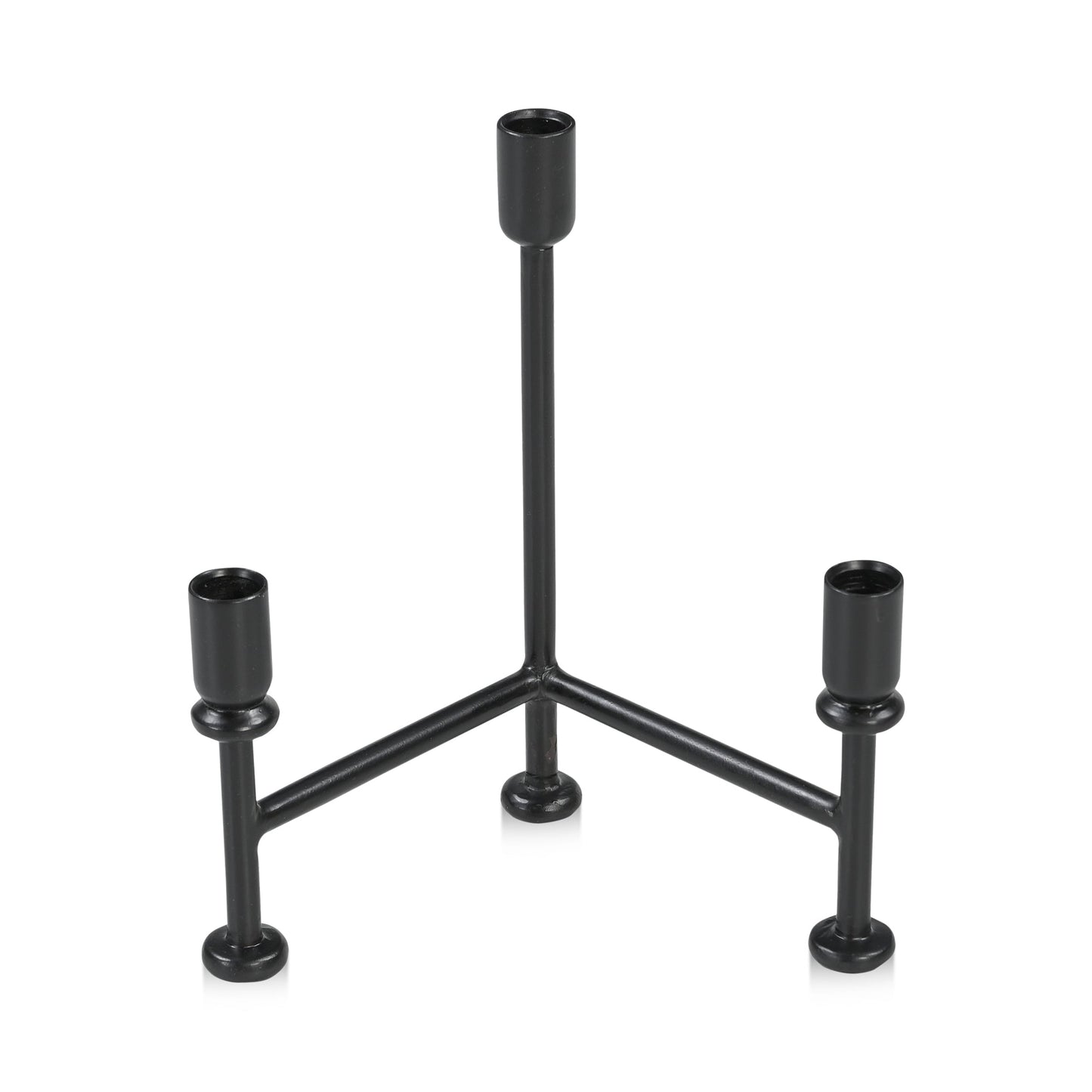 Cicero Black Candle Holder - Ornate Home