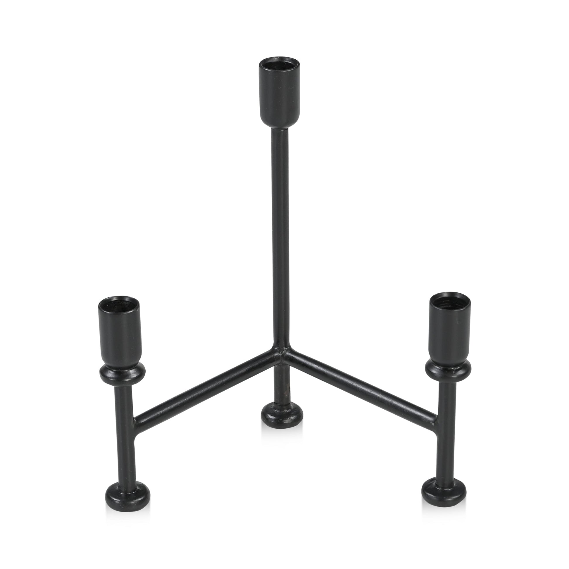 Cicero Black Candle Holder - Ornate Home