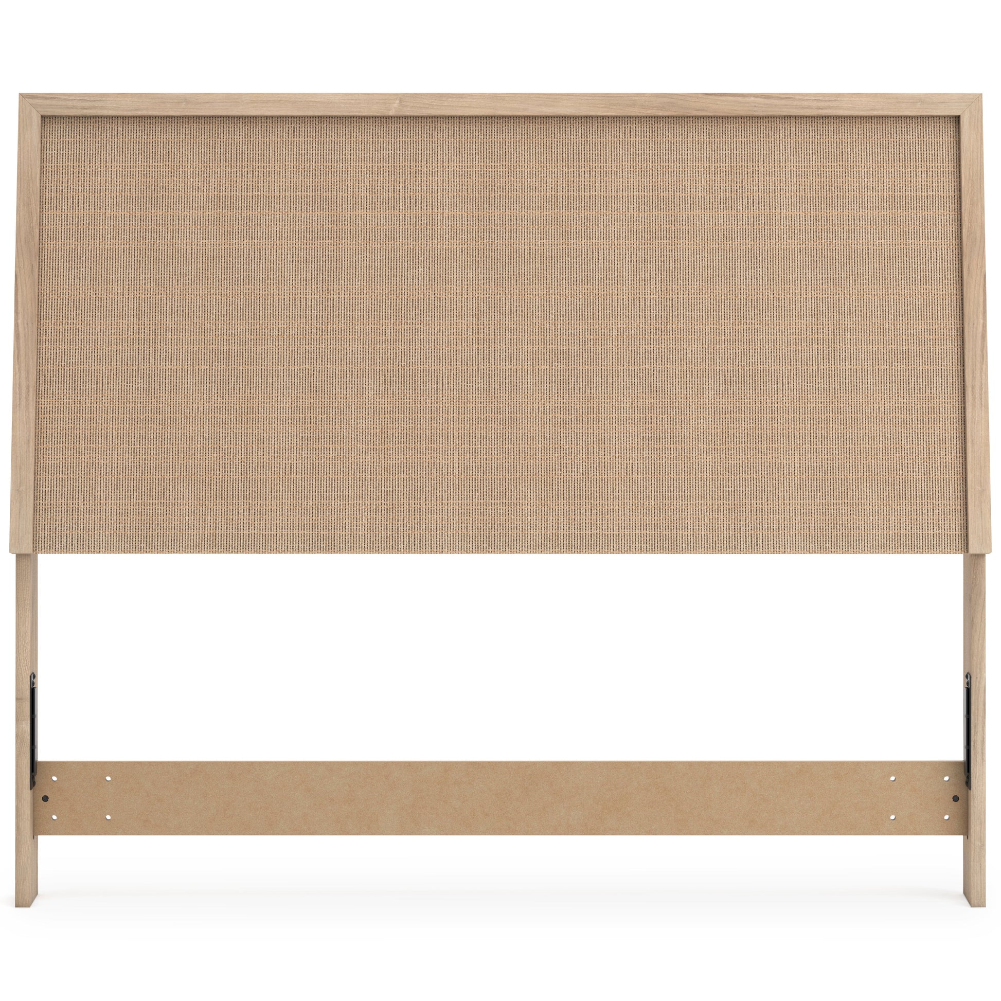 Cielden Two-Tone Queen Panel Bed with Mirrored Dresser and Nightstand- Viva Furn