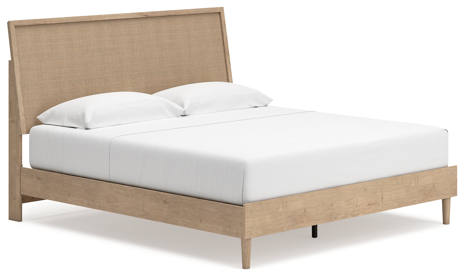 Cielden Two-tone King Panel Bed- Viva Furn