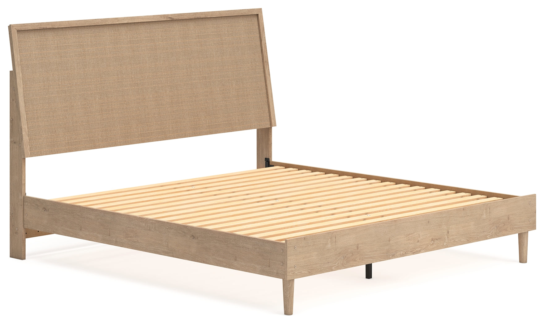 Cielden Two-tone King Panel Bed- Viva Furn