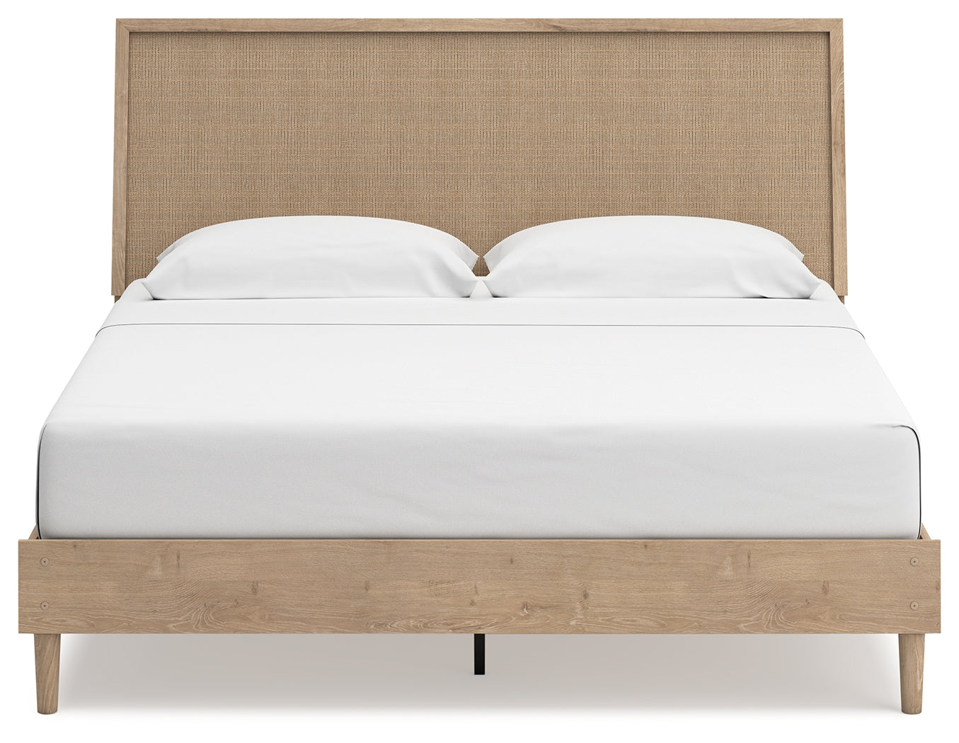 Cielden Two-tone King Panel Bed- Viva Furn