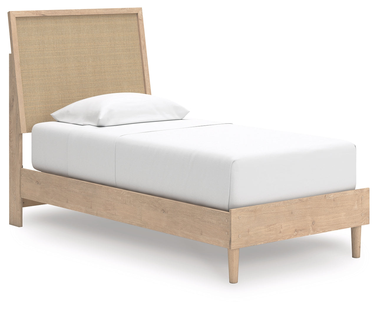 Cielden Two-tone Twin Panel Bed- Viva Furn
