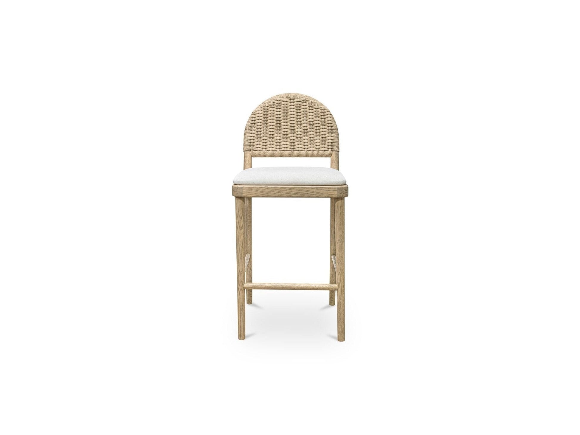 Claire Natural Counter Stool - Ornate Home