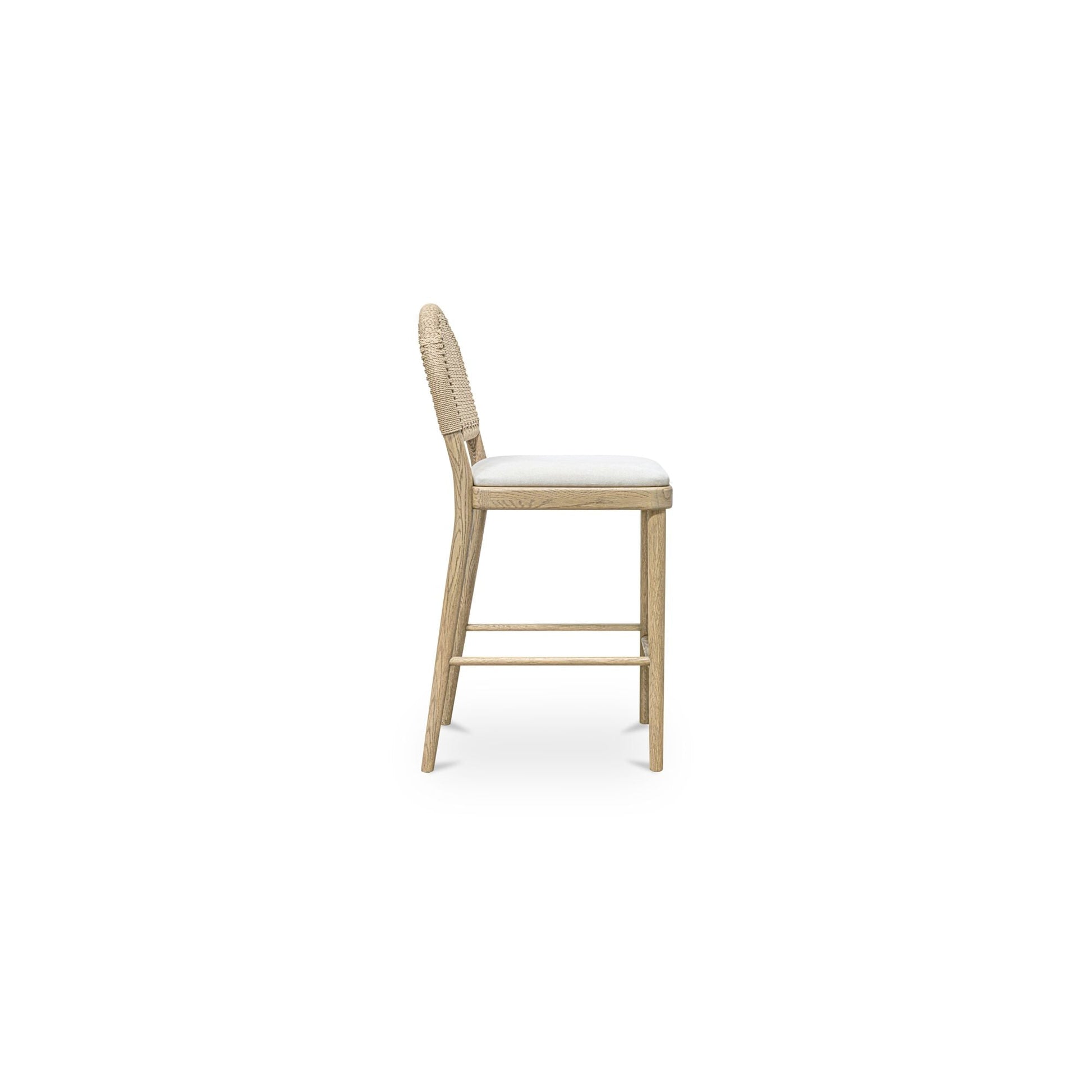 Claire Natural Counter Stool - Ornate Home