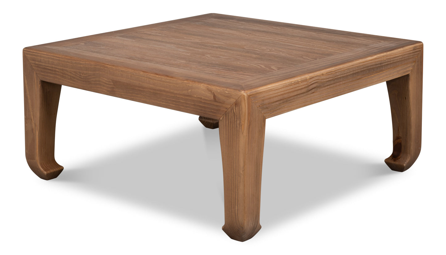 Classic Chinese Brown Cocktail Table - Ornate Home