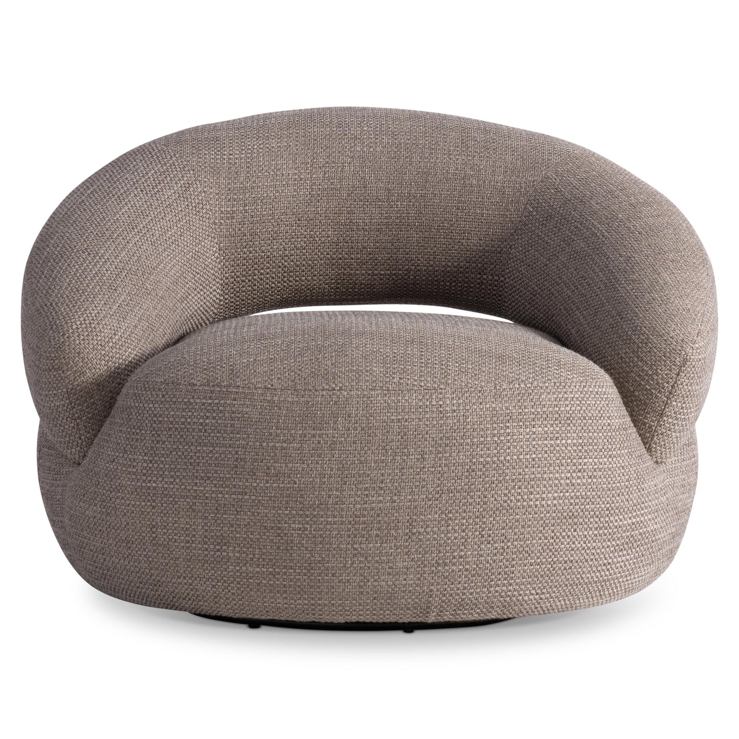 Cleo Beige/Tan Fabric Swivel Chair - Ornate Home