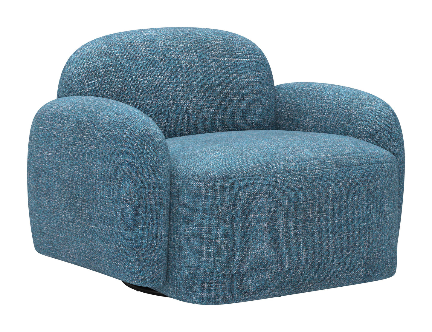 Cleo Blue Swivel Chair - Ornate Home