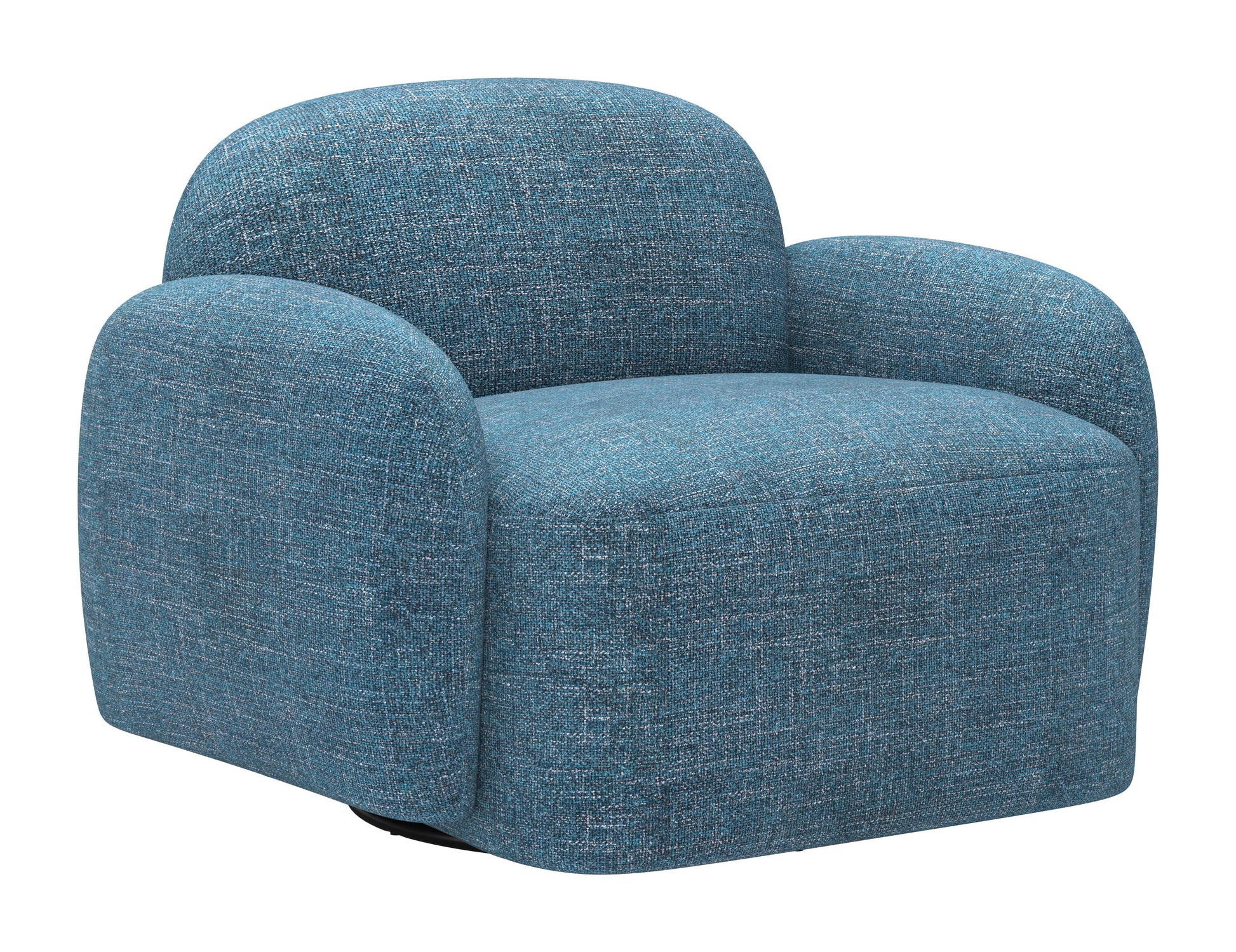 Cleo Blue Swivel Chair - Ornate Home