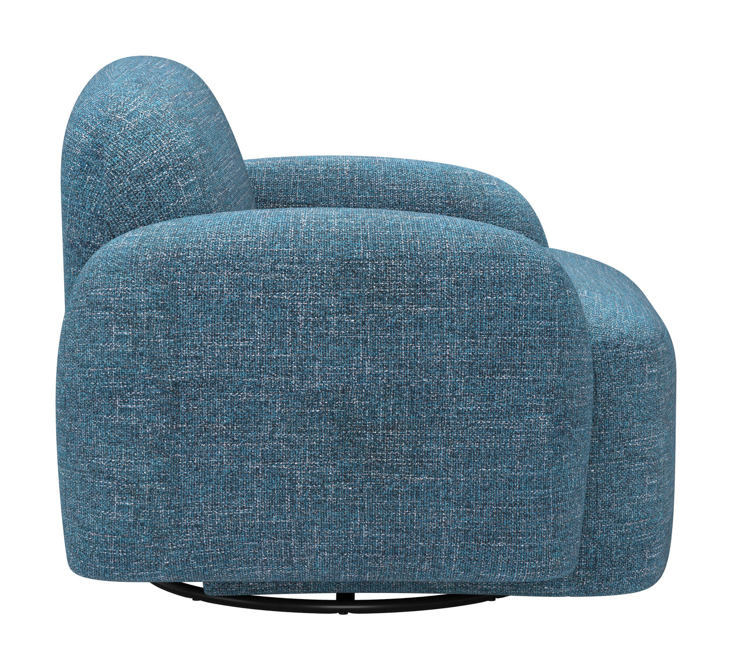 Cleo Blue Swivel Chair - Ornate Home