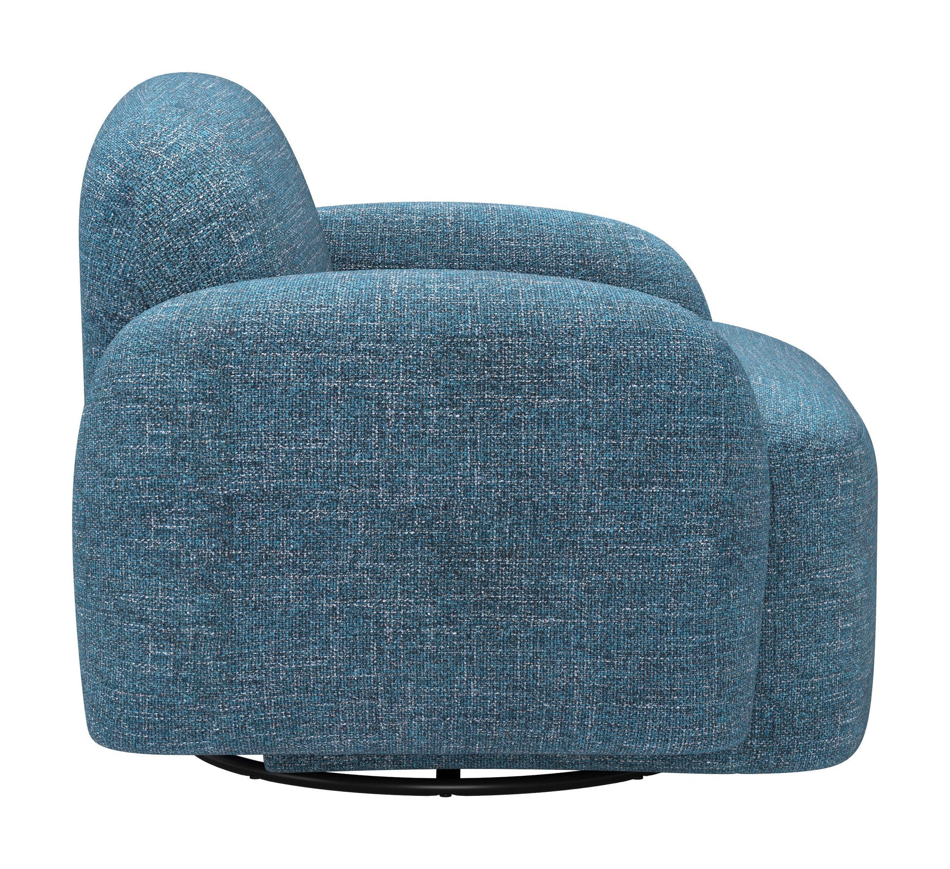 Cleo Blue Swivel Chair - Ornate Home