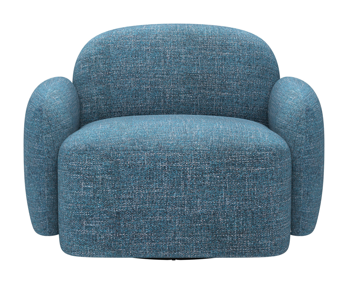 Cleo Blue Swivel Chair - Ornate Home