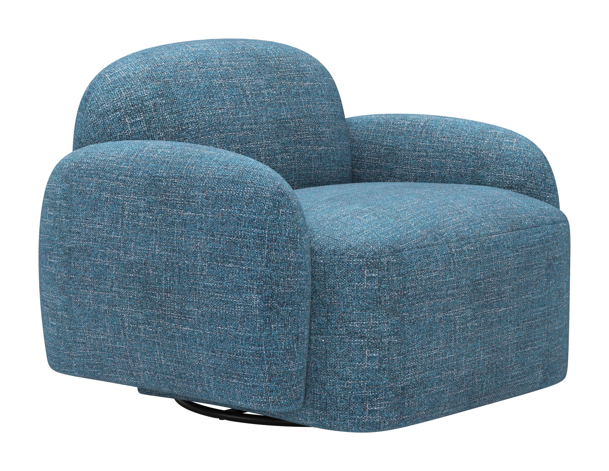 Cleo Blue Swivel Chair - Ornate Home