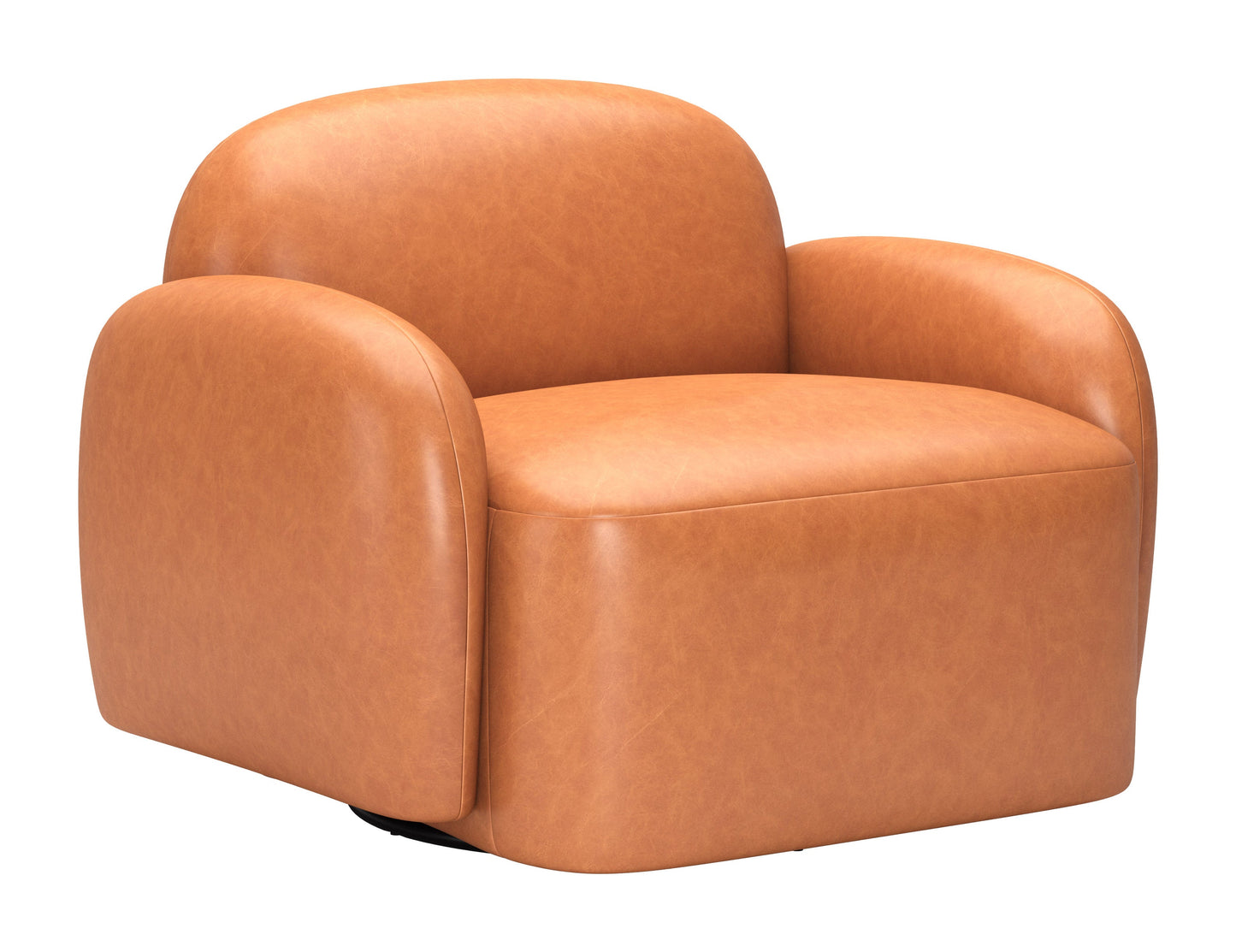 Cleo Brown Swivel Chair - Ornate Home