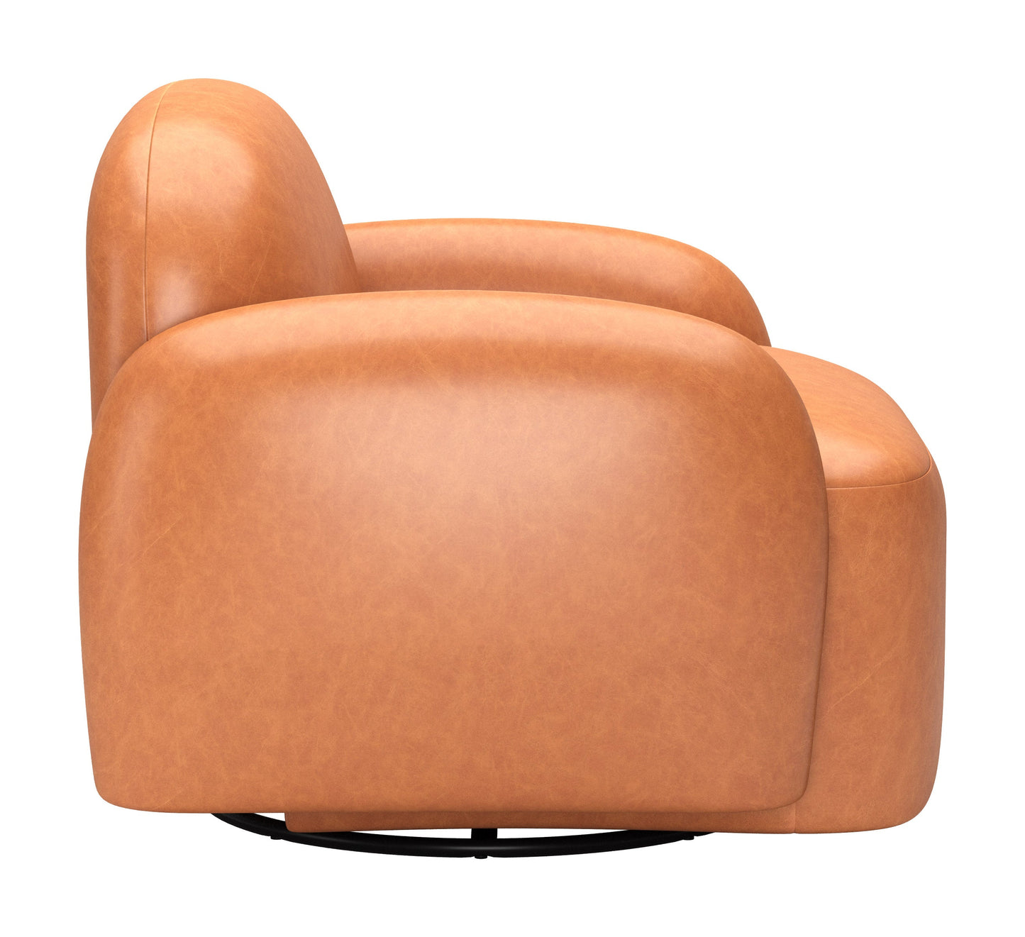 Cleo Brown Swivel Chair - Ornate Home