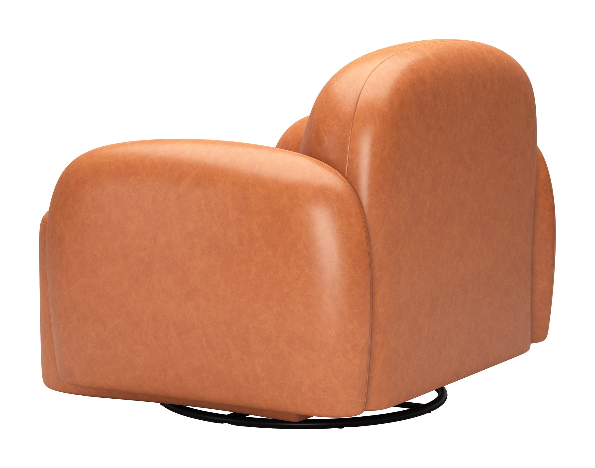 Cleo Brown Swivel Chair - Ornate Home