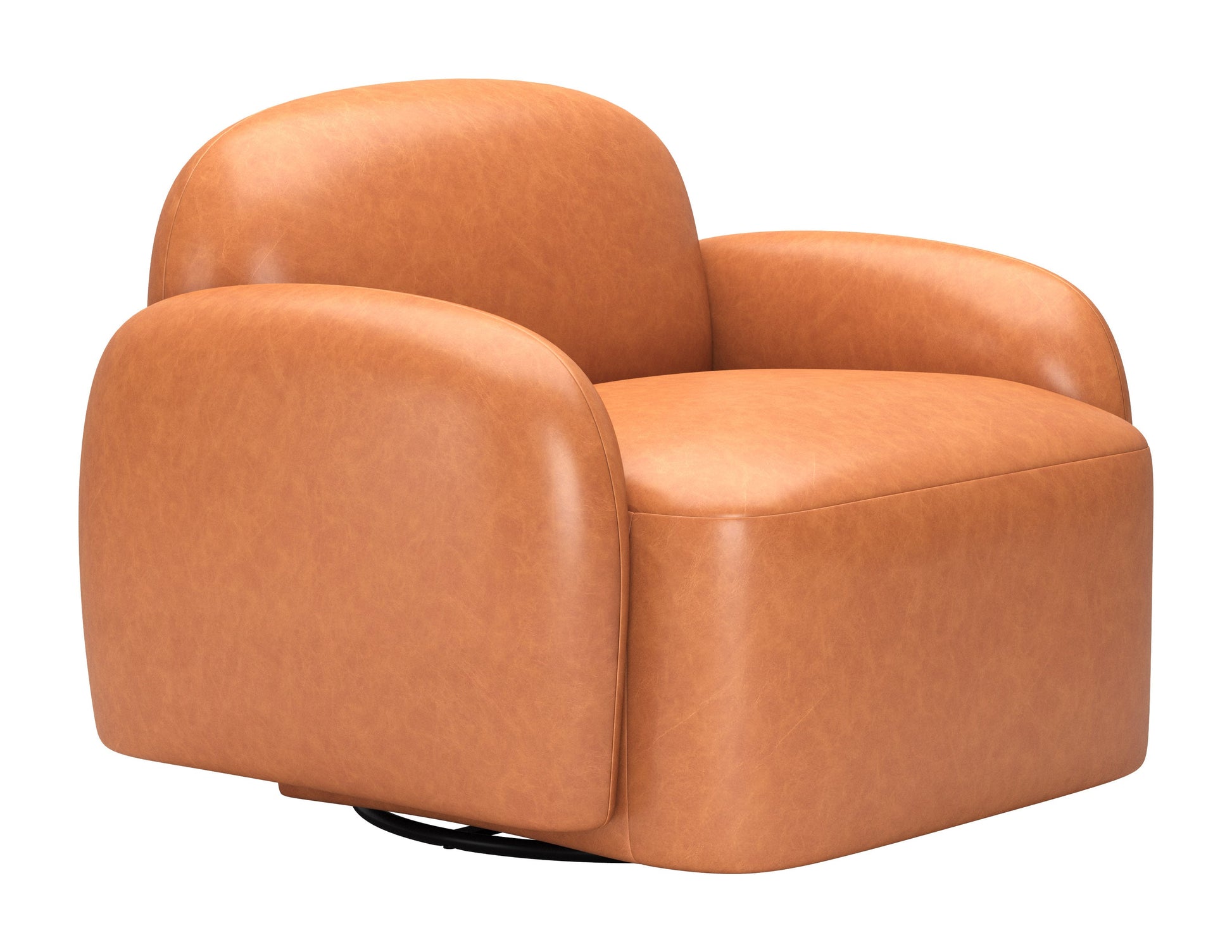 Cleo Brown Swivel Chair - Ornate Home