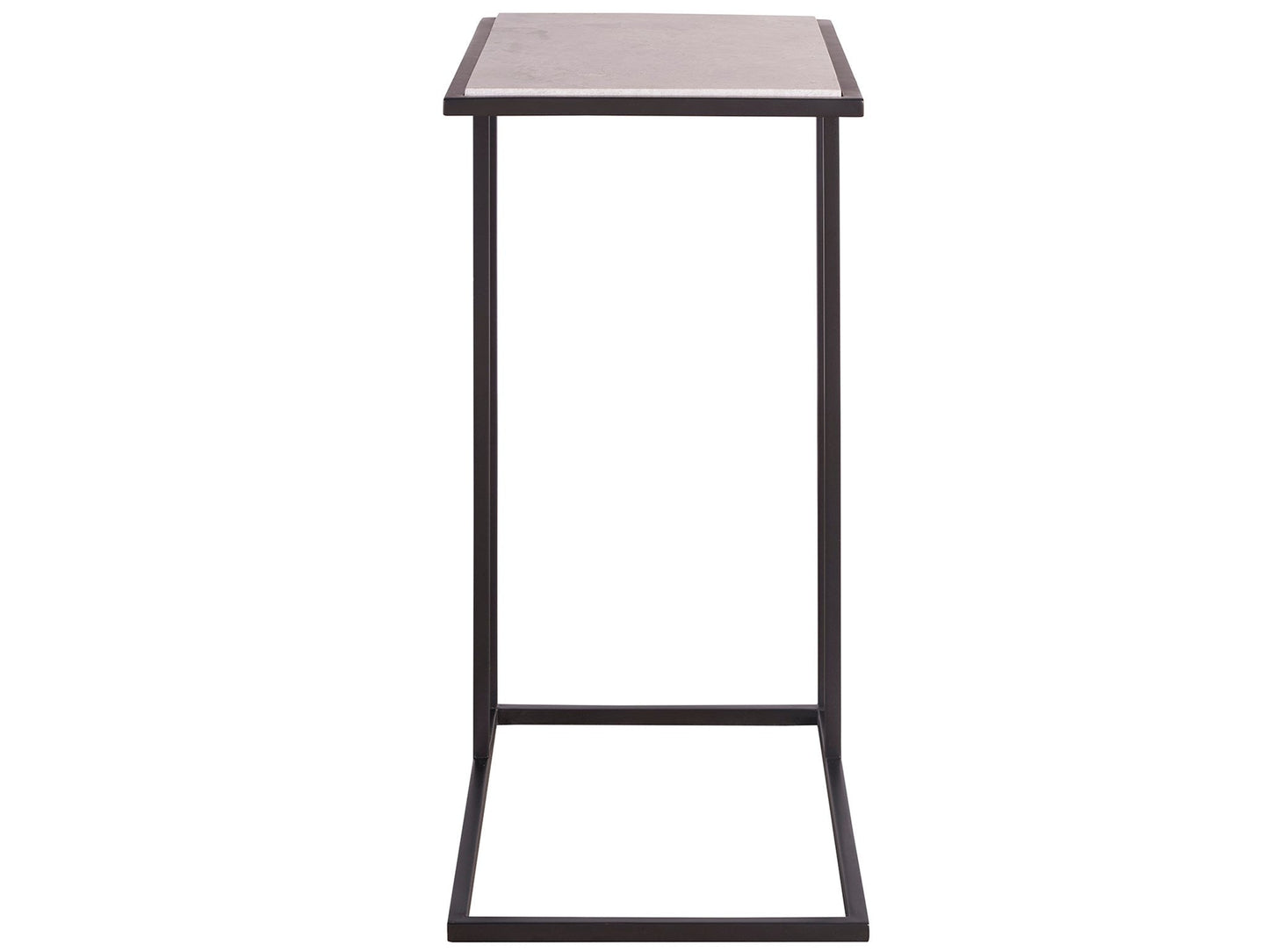 Coalesce Rolling Fog Metal & Stone Drink Table - Ornate Home