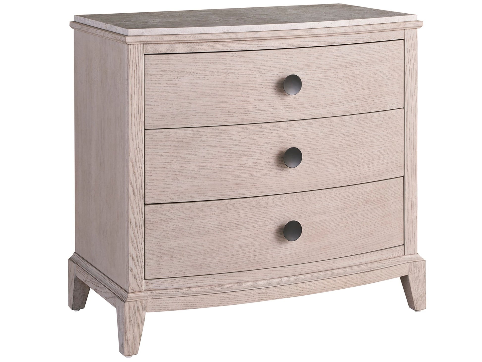 Coalesce Rolling Fog Three Drawer Nightstand - Ornate Home