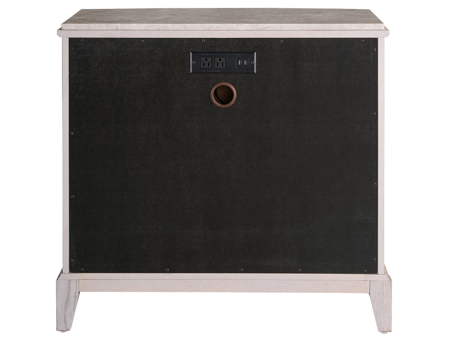 Coalesce Rolling Fog Three Drawer Nightstand - Ornate Home