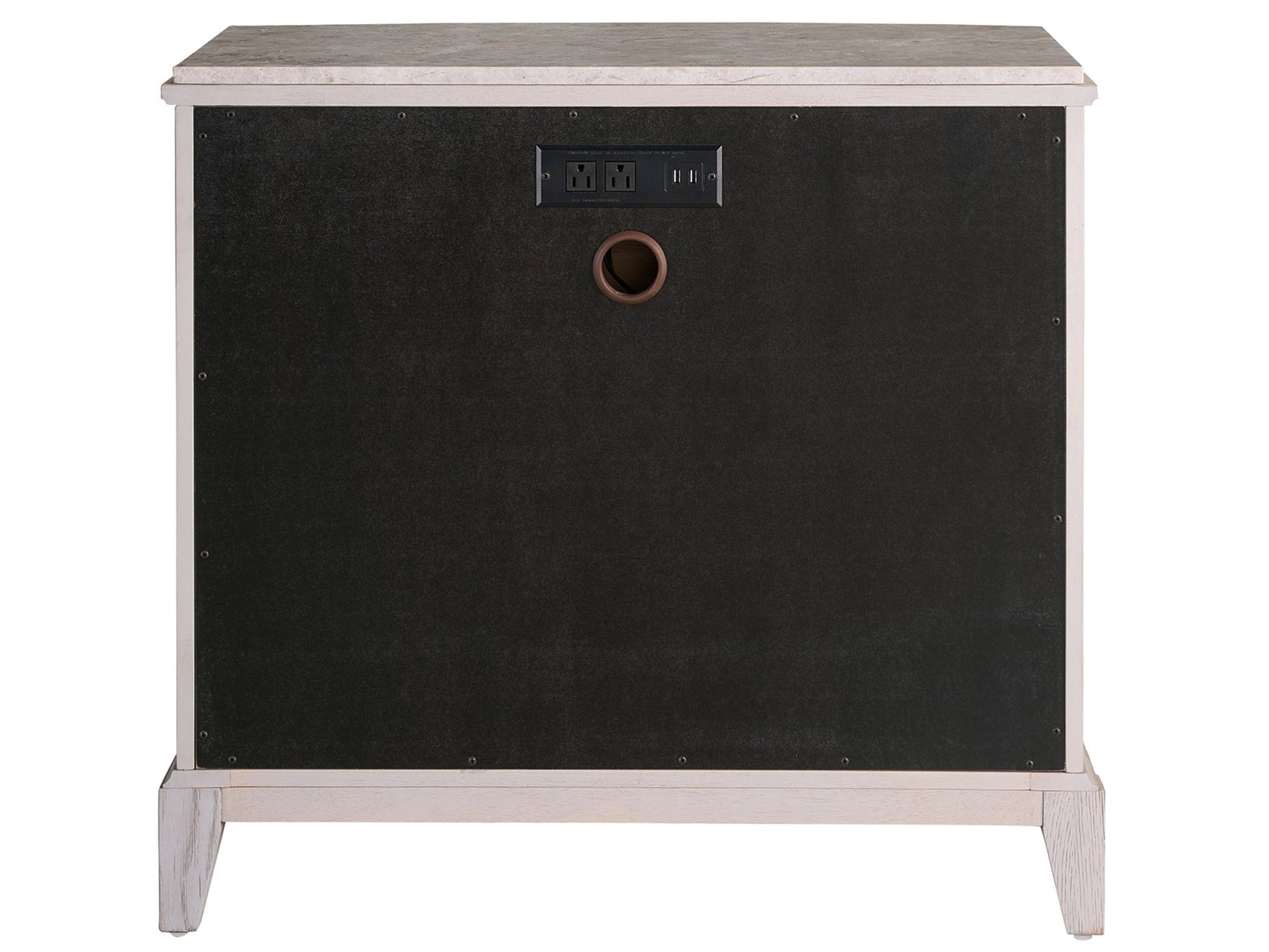 Coalesce Rolling Fog Three Drawer Nightstand - Ornate Home