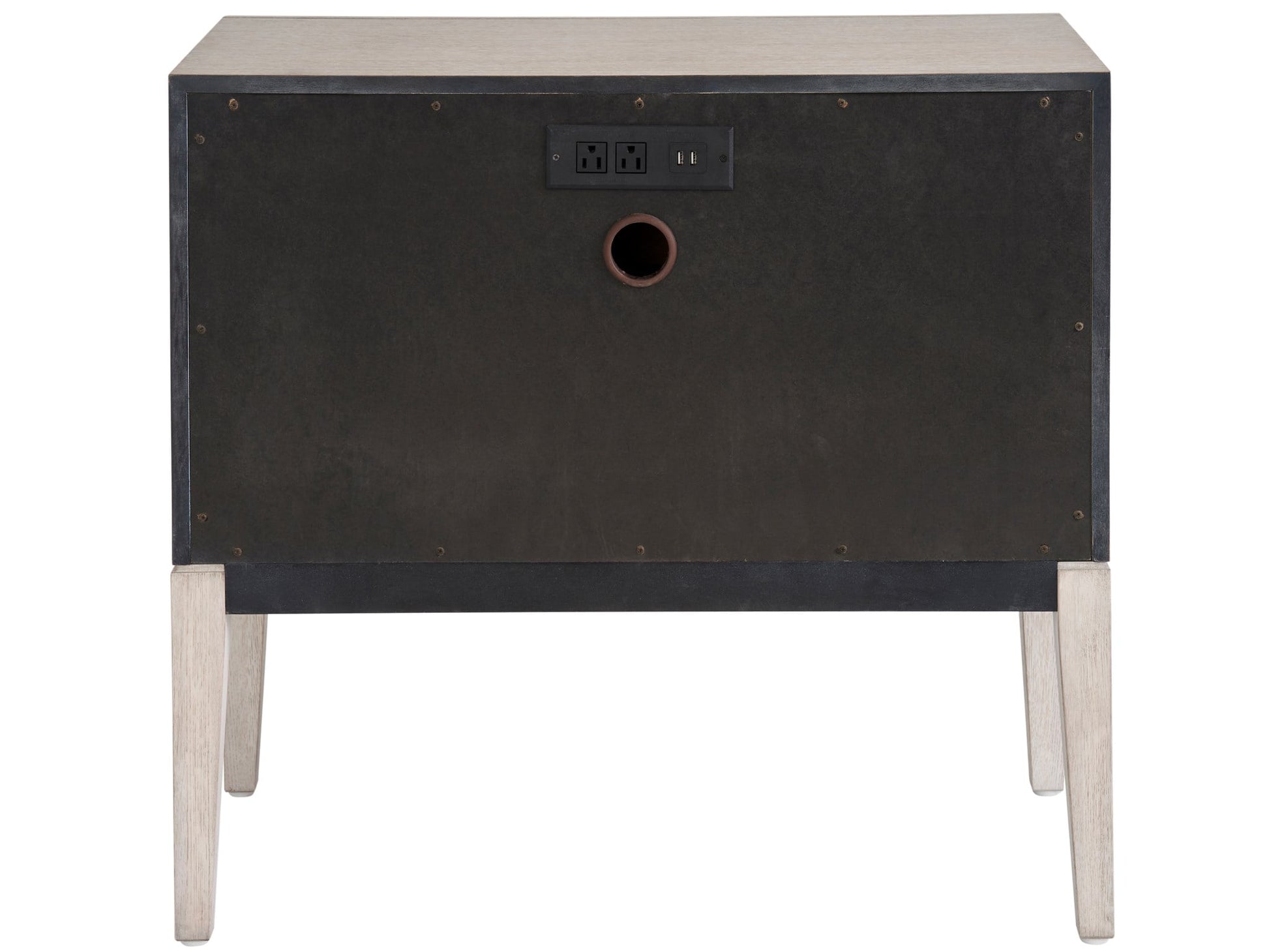 Coalesce Rolling Fog Two Drawer Nightstand - Ornate Home